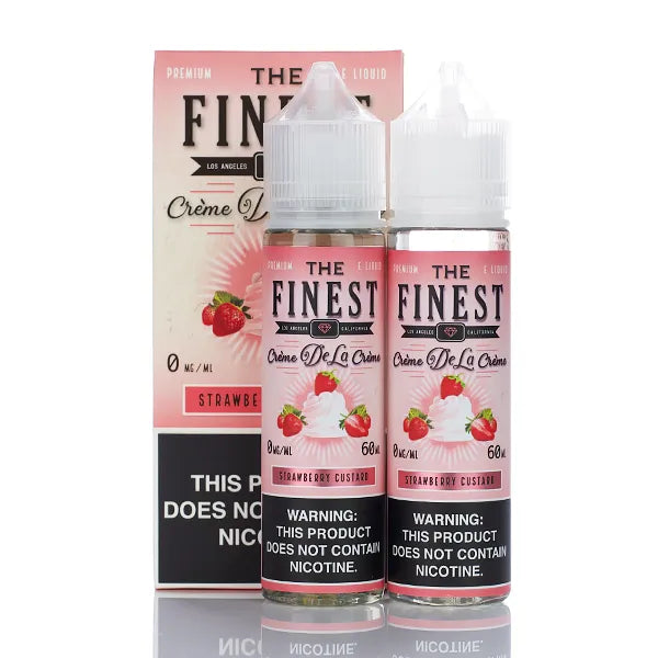 The Finest E-Liquid Creme De La Creme - No Nicotine Vape Juice - 120ml - Black Coral